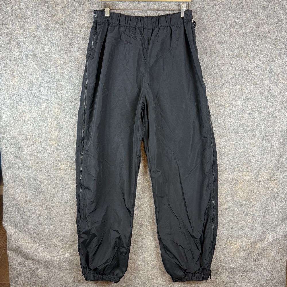 Vintage Columbia Ski Snowboarding Pants Mens XL Black Nylon Waterproof Lined